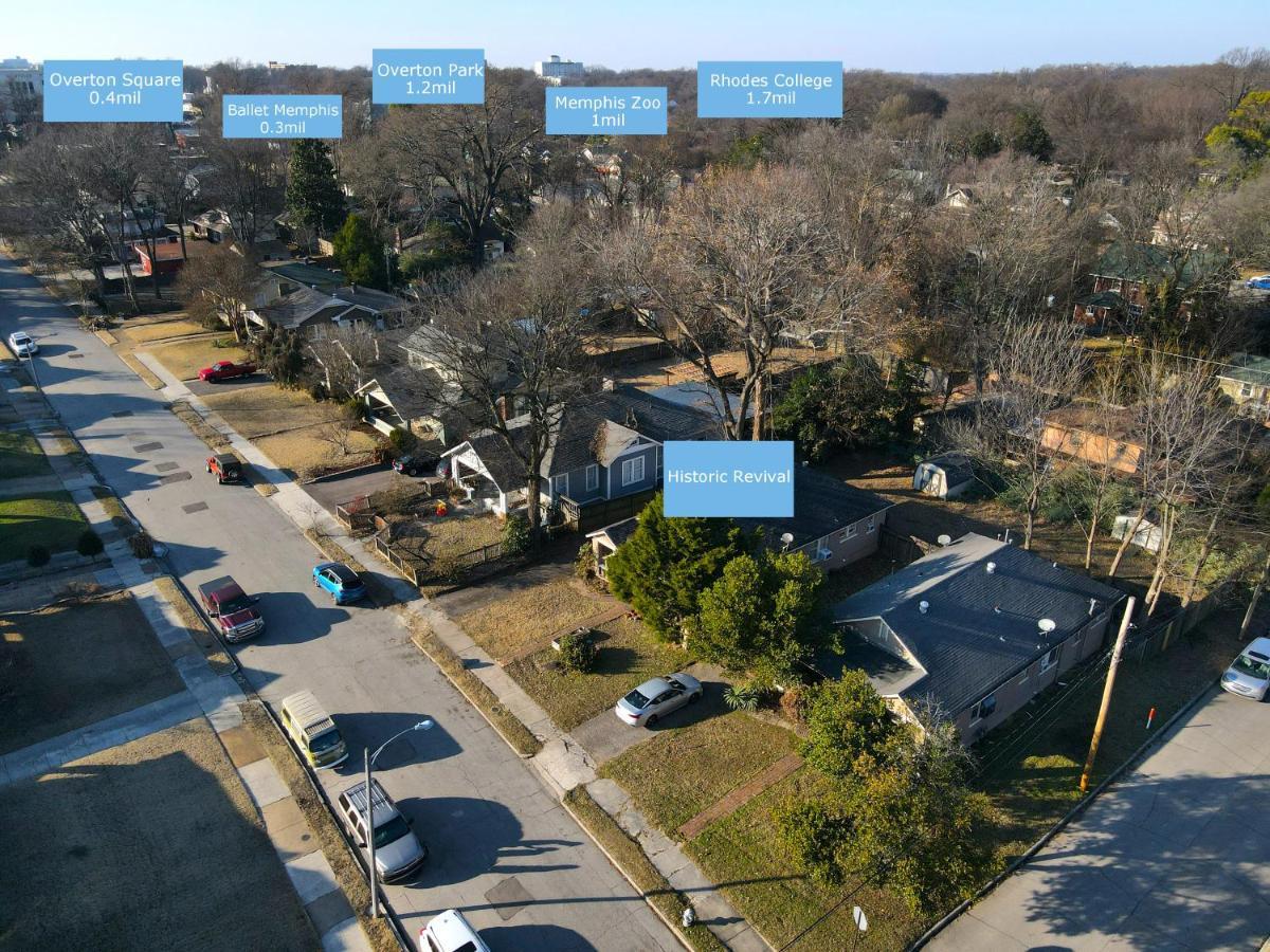 Historic Revival Midtown Memphis Duplex 64 Yes Pets Fast Wifi Free Parking Villa Exterior photo